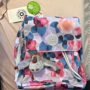 Kipling Kaylin Dreamy Bouquet Mini Backpack